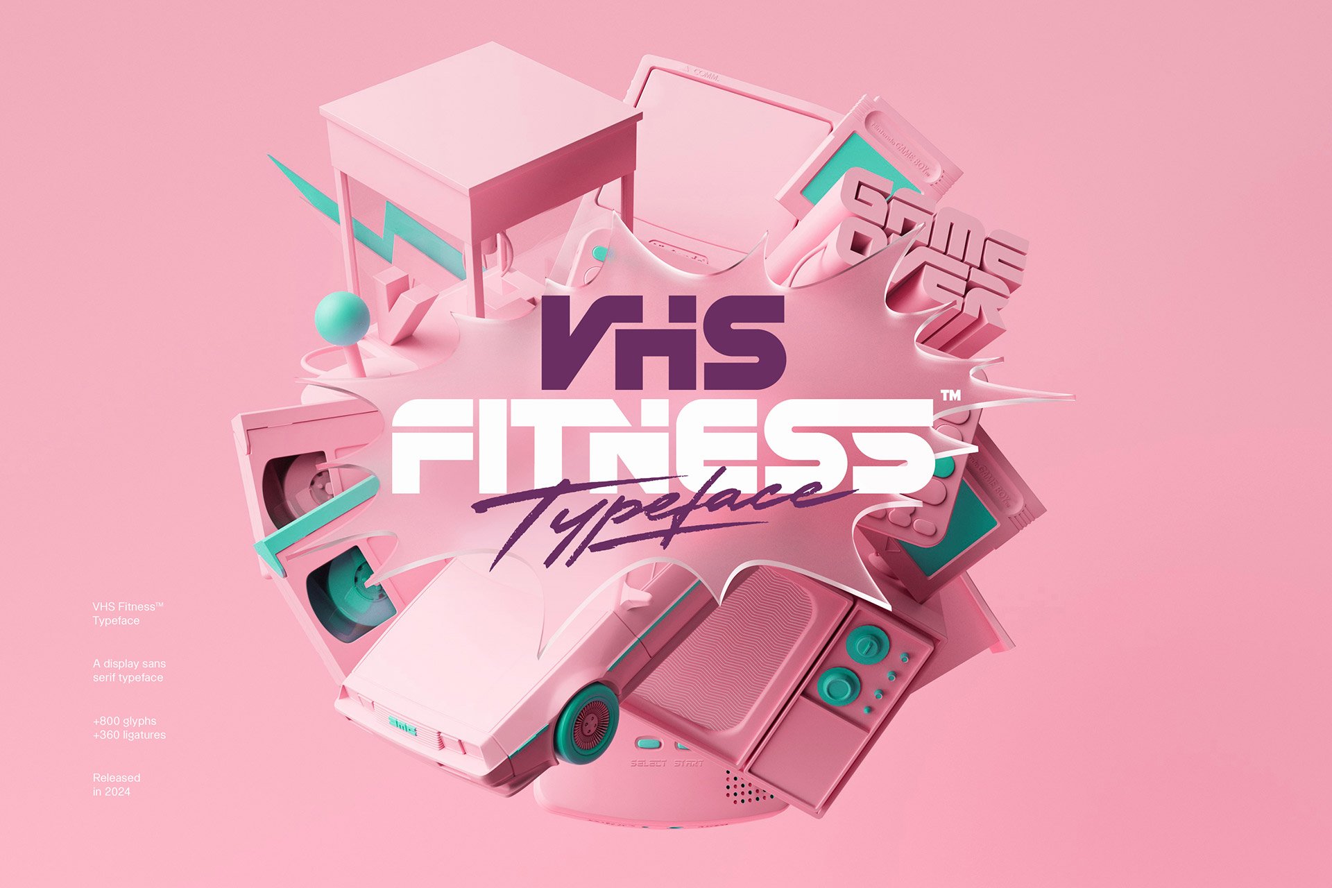 Vhs Fitness Typeface